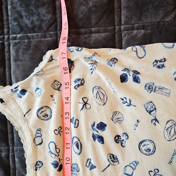 Colsie| Amalfi Euro Print Tank & Short Set| Lounge, Ruffle Hem, Nautical, Resort - Picture 8 of 9